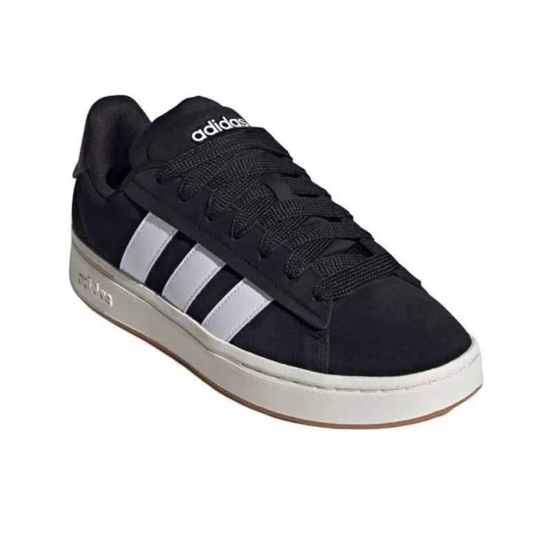 Adidas GRAND COURT ALPHA Anti Slip Wear Resistant Low Top Skateboard Shoes Men's Black-2