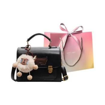 Yalu PU Handbag Regular Women's Ecru/Black/Dark Brown/Coffee