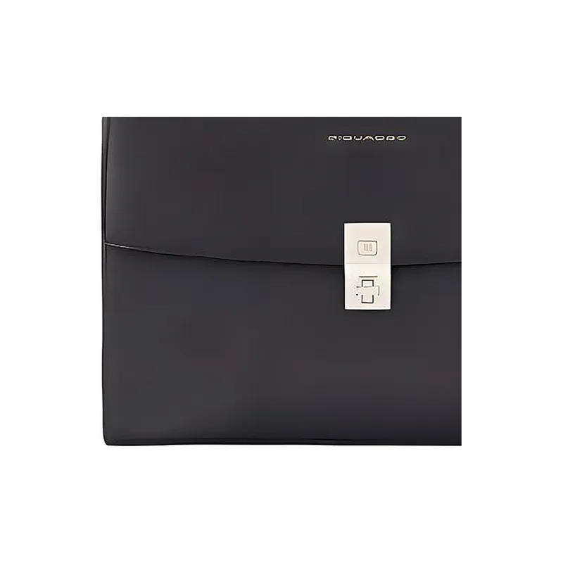 PIQUADRO Leather Briefcases Handbags Regular Women's Black-2