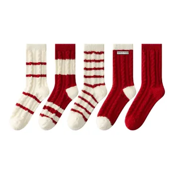 MADALLO Mid Calf Socks Women's Combo Set