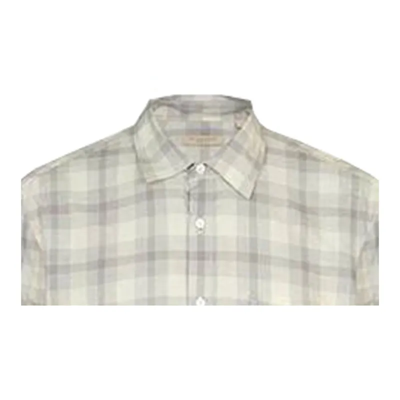 Burberry Shirt Men's Light Gray-2