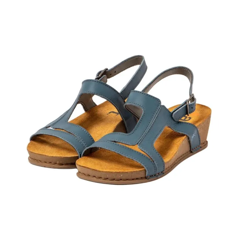 Art I LIVE Strap Sandals 4.5cm Women's Blue-1