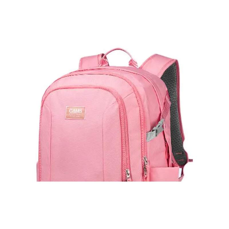 CAMS Polyester Backpack Regular Unisex Rouge Pink-1