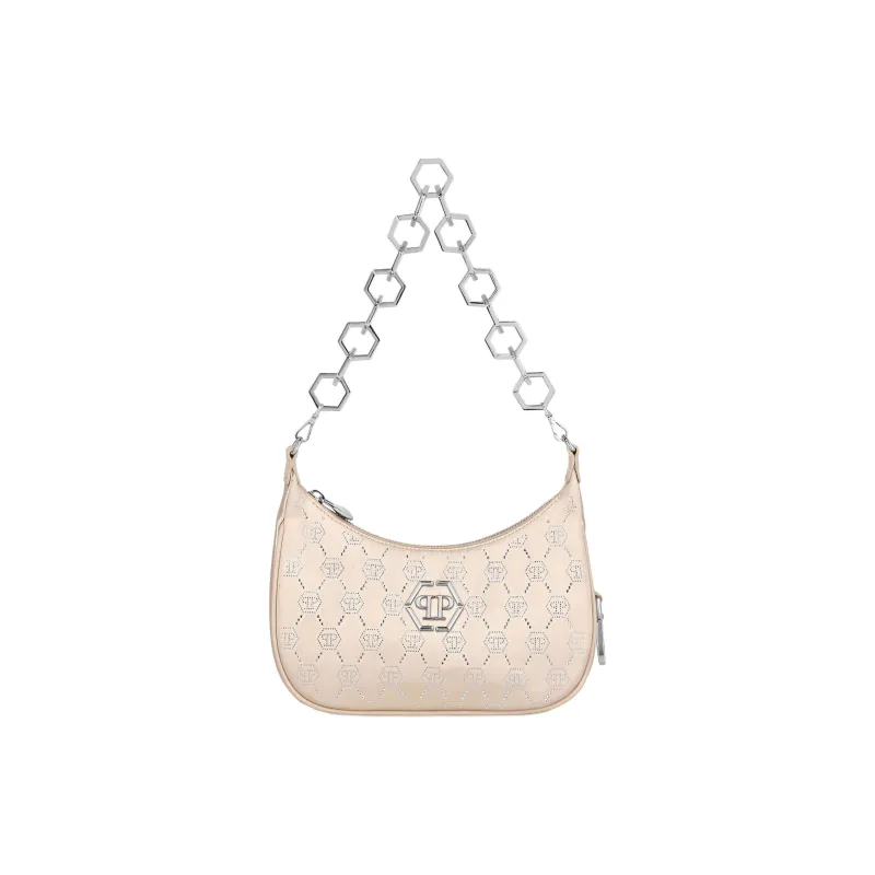 PHILIPP PLEIN Polyester Shoulder Bag, Handbag, Shoulder Bag Women's Pink-0
