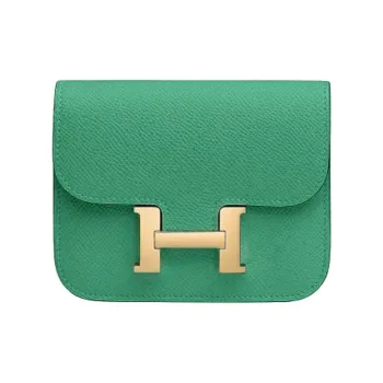 HERMES Constance Slim Epsom Calfskin Fanny Pack Women's Jasper