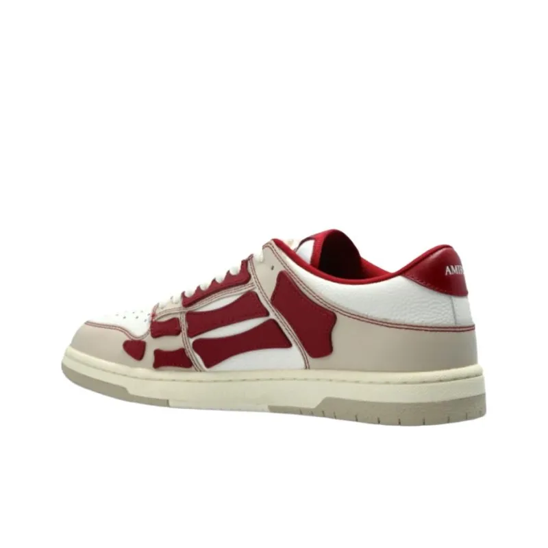 AMIRI Varsity Skel Top Low Deep Red-3