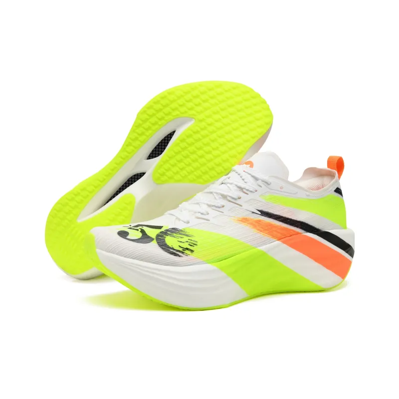 50 Cushioned Breathable Impact Resistant Low Top Marathon Running Shoes Unisex Colorful Ink Snow 001-4
