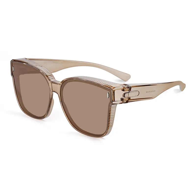 Wood Premium TR/Memory Plastic Square Sunglasses Unisex-3