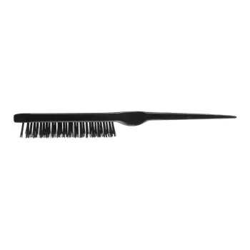 EUROSTIL Black Nylon Spike Creper Comb Brush With Nylon Spikes Designed For Hair Smoothing And Wrinkle Removal 1 Pack
