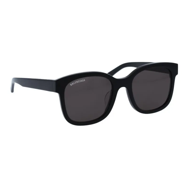 Balenciaga Acetate Square Sunglasses Women's Black-3