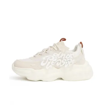 PAIN OR PLEASURE Low Top Chunky Sneakers Unisex Beige