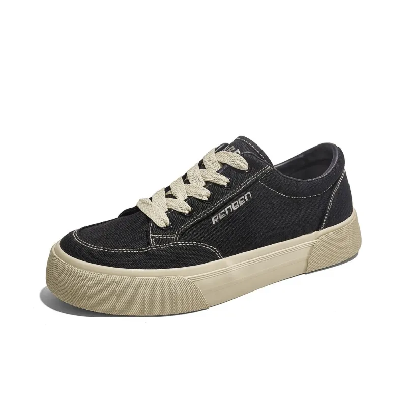 RENBEN Lightweight Wear resistant And Non slip Low Top Canvas Shoes Unisex-6