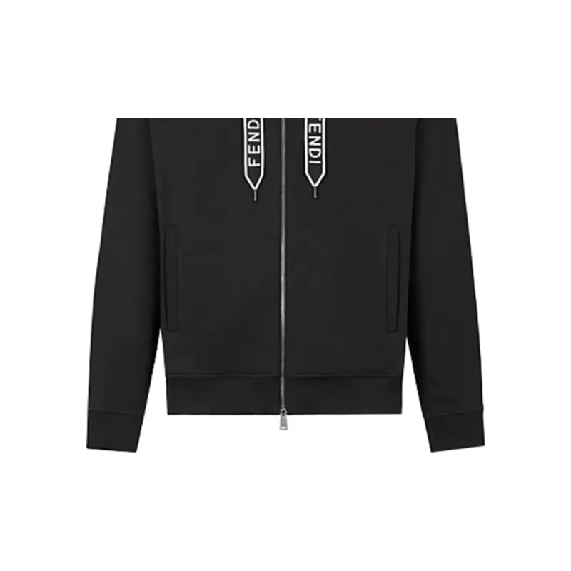 FENDI Jackets & Coats Men's Black-3
