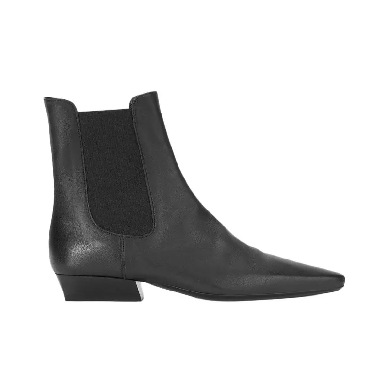 Staud Wally Short Chelsea Boots Women's Black-1