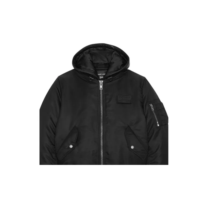 SAINT LAURENT Rive Droite Series Jackets Men Black-3