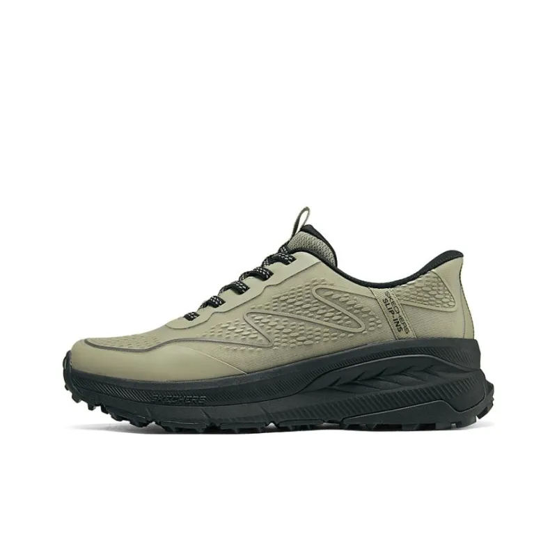 Skechers OUTDOOR MENS Wear resistant And Lightweight Low Top Casual Shoes Men's Taupe-0