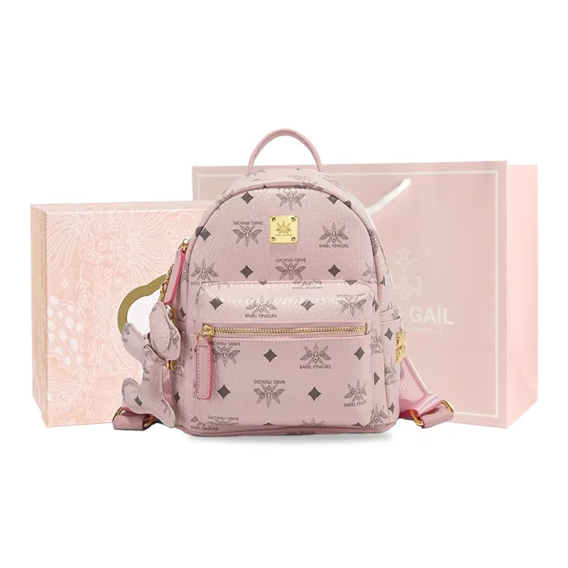 MISS GAIL Synthetic Leather Carry Backpack Tubas Women's Multicolor-14