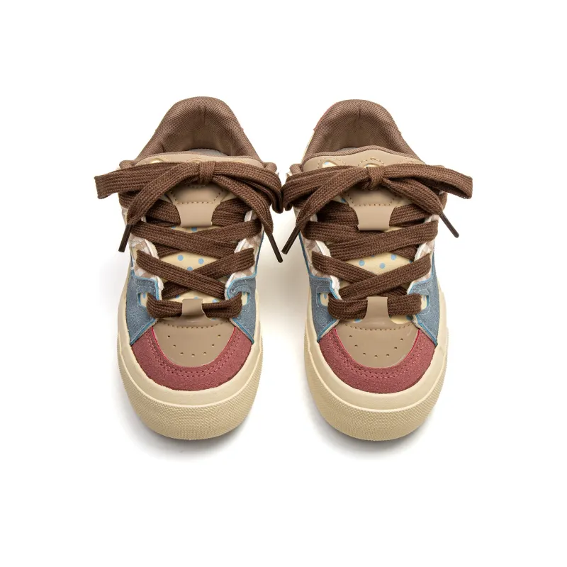 Far Waves Anti Slip Wear Resistant Low Top Skateboard Shoes Women's-7