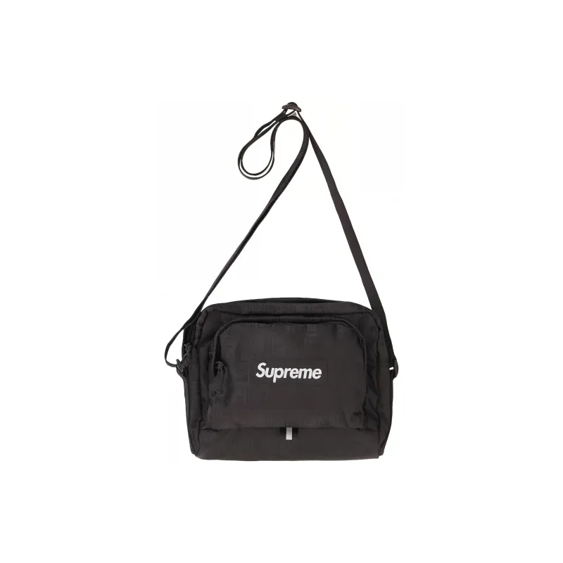 Supreme Nylon Crossbody Bag, Shoulder Bag Regular Unisex Black-0