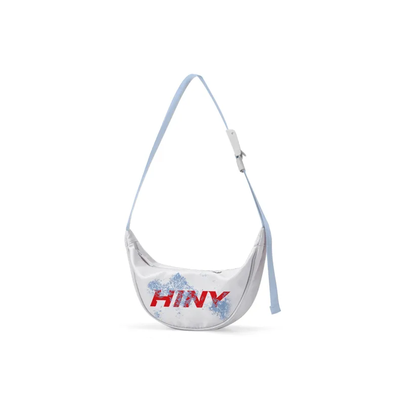 HINY Polyester One Shoulder Crossbody Bag Sling Bag Fanny Pack Regular Unisex White-8