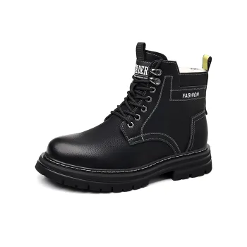 Bull Charm Short Martin Boot Men's Black