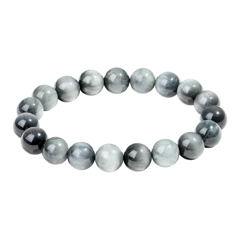 PUTUOSHANWENCHUANG Hawk's Eye Stone Bracelets Unisex-0
