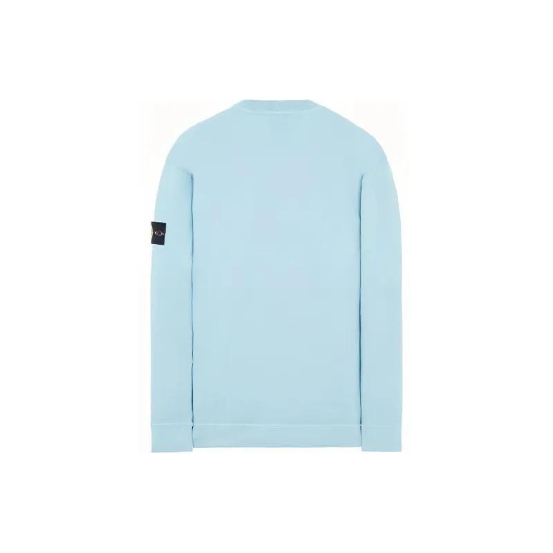 STONE ISLAND Sweatshirts Men Sky Blue-1