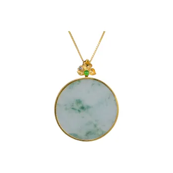 SIYIJIA Glutinous Jade Jadeite Pendants Unisex