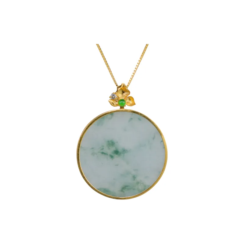 SIYIJIA Glutinous Jade Jadeite Pendants Unisex-0