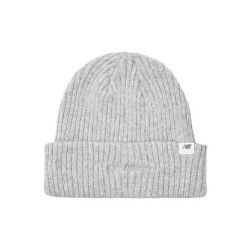 New Balance Acrylic Wool Beanies Unisex Gray