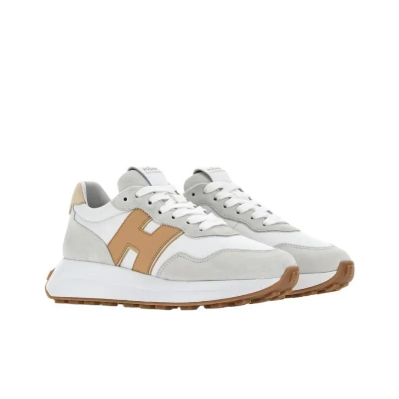 HOGAN Logo Patch Panelled Sneakers Women's-2
