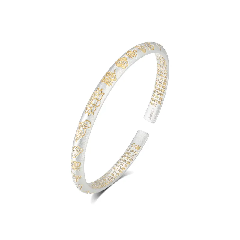 WINY 999 Fine Silver Sterling Silver Bracelets Women's Silver-0