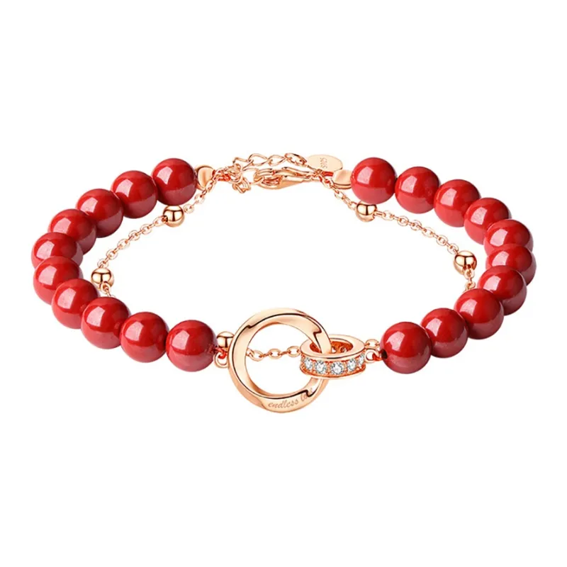 ZUIWENGLANGYASHANWENCHUANG Obsidian Bracelets Unisex-4