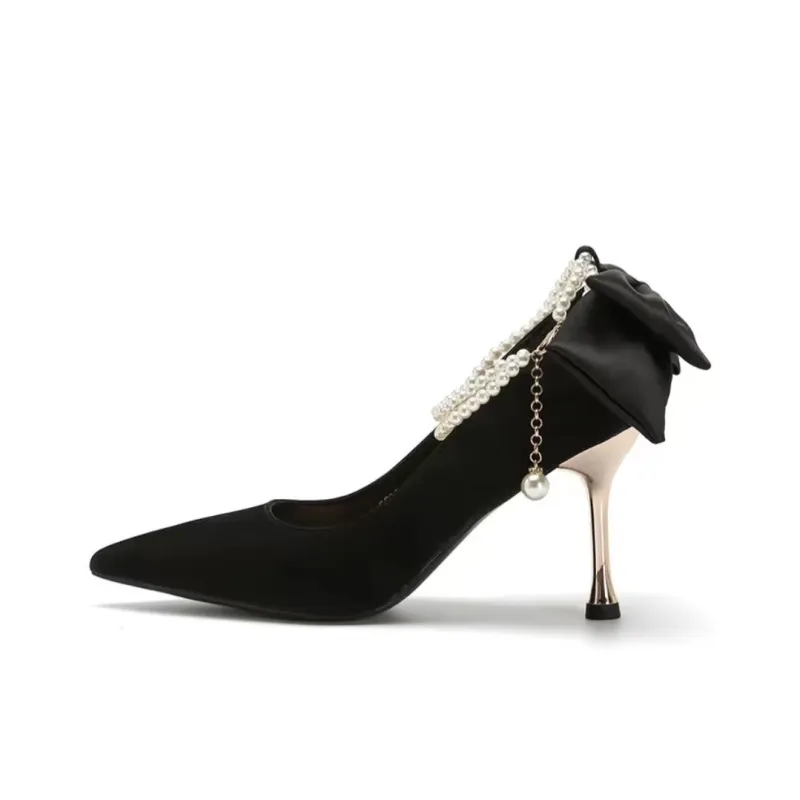 QITUMAUL Slim Heel High Heels 8.5m Women's-0