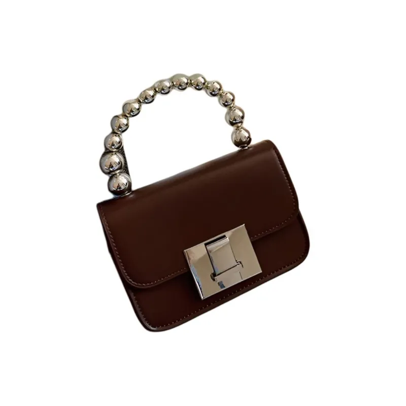 BEMIX PETS PU Small Square Crossbody Handbag Women's Brown/Black-1