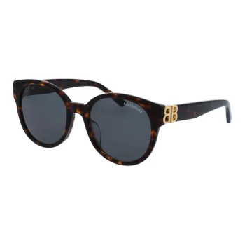 Balenciaga Acetate Round Sunglasses Women's Brown