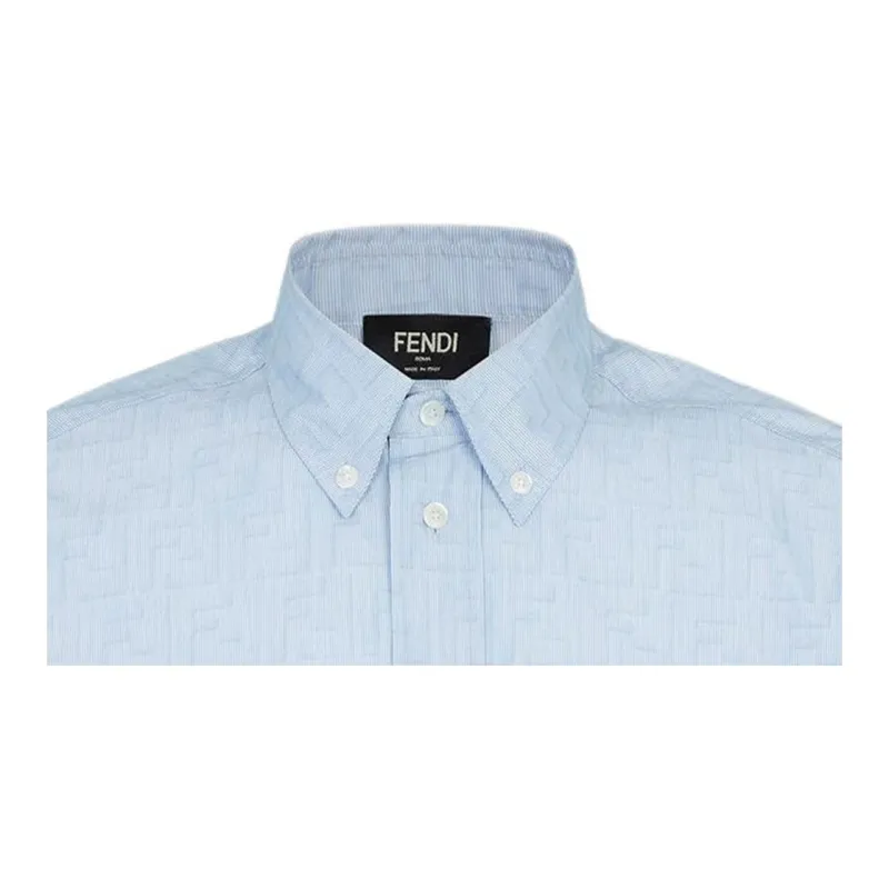 FENDI Ff Jacqaurd Buttoned Shirt-3