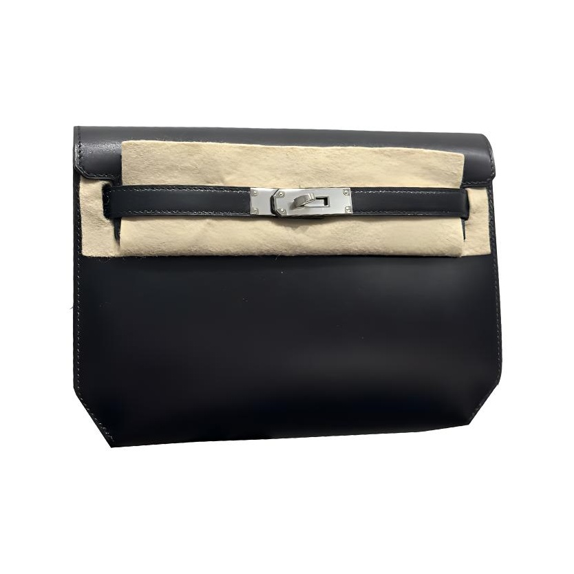 Hermes Black Clutches Wristlets on Sale & Authentic - Cheap