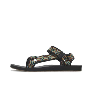 Teva Original Universal Beach Sandals Men's Black Orange