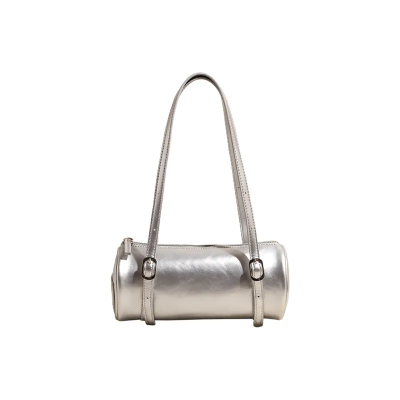 BAODIDAISHU PU Shoulder Bag Regular Women's Silver/Black/Red-0