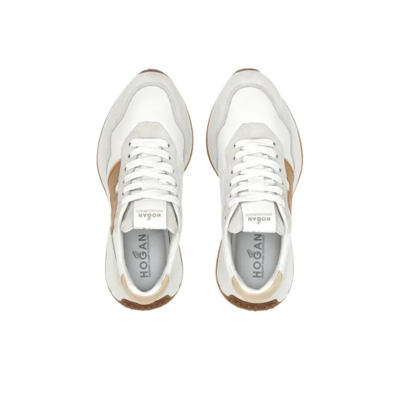 HOGAN Logo Patch Panelled Sneakers Women's-4