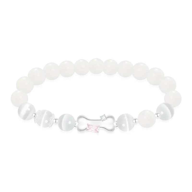 Cuz Strange Intention White Jade Bodhi Bracelets Unisex-0
