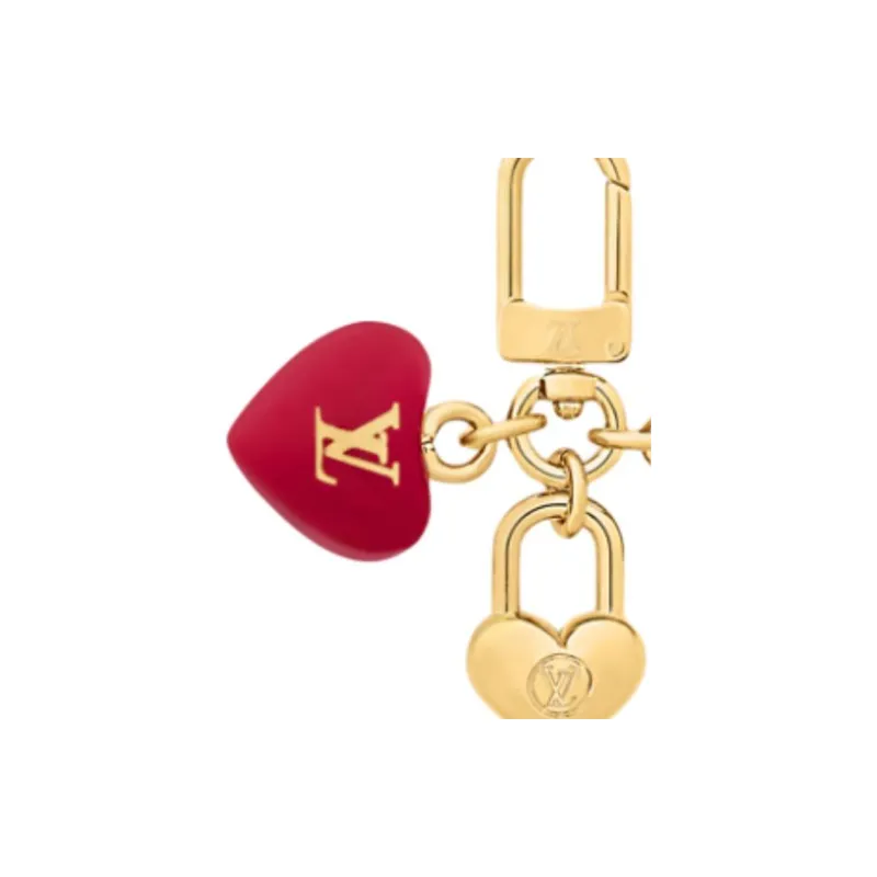 Lv Micro Charms Heart Bag Charm-2