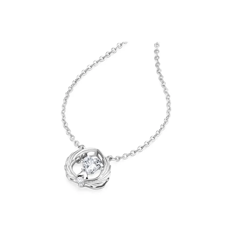 KADER S925 Silver Necklaces Women's Silver White, Goddess Exclusive Box-1