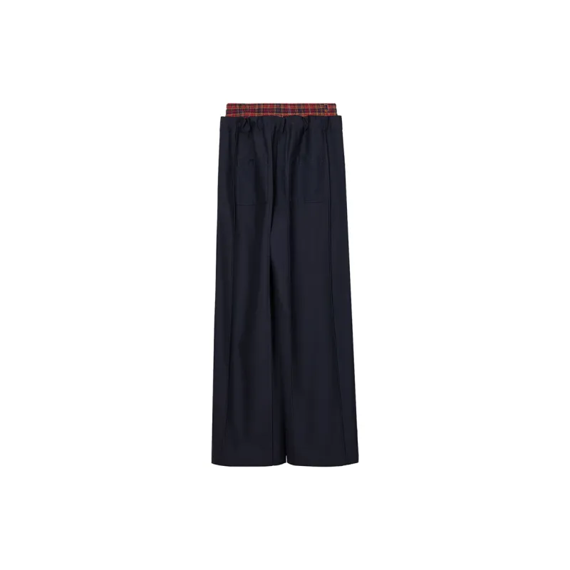NancyCavally Casual Pants Women's Dark Blue-1