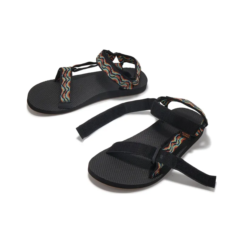 Teva Original Universal Beach Sandals Men's Black Orange-2