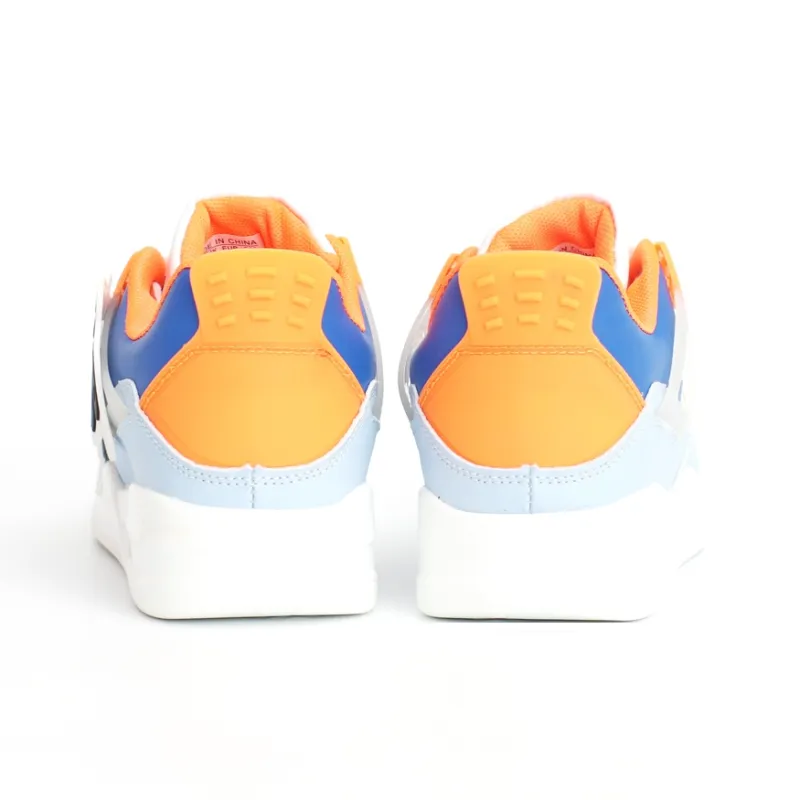 PAIN OR PLEASURE Kids' Skateboarding Shoes Tangerine Blue Teenagers-3