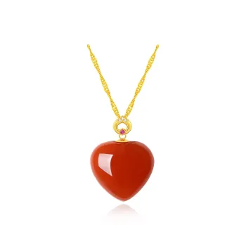 QIAOWUQIAONV Southern Red Agate Necklaces Women's
