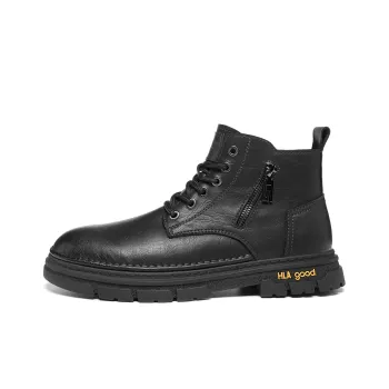 HLA Short Mid Calf Martin Boot Men's
