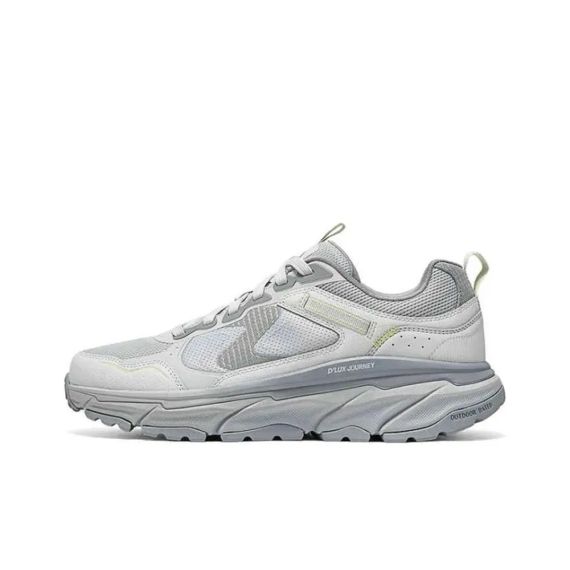 Skechers OUTDOOR MENS Anti Slip Wear Resistant Low Top Trekking Shoes Men's Light Gray-0
